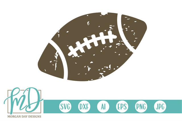 Grunge Football SVG Morgan Day Designs 