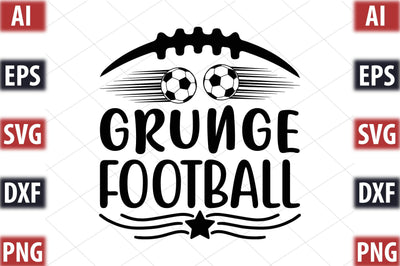 Grunge Football SVG SVGista 