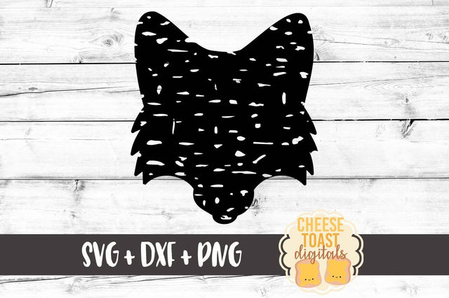 Grunge Fox SVG Cheese Toast Digitals 