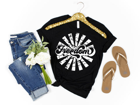 Grunge Freedom SVG, 4th of July SVG, Retro Sign SVG TonisArtStudio 