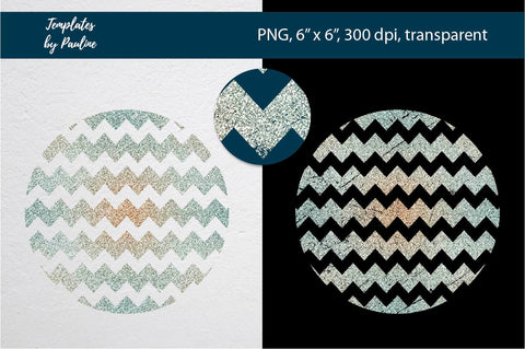 Grunge Retro Coffee Mug Sublimation PNG, Glitter Zig-Zag Sublimation Templates by Pauline 