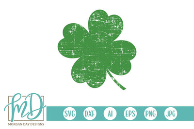 Grunge Shamrock SVG Morgan Day Designs 