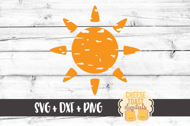 Grunge Sun SVG Cheese Toast Digitals 