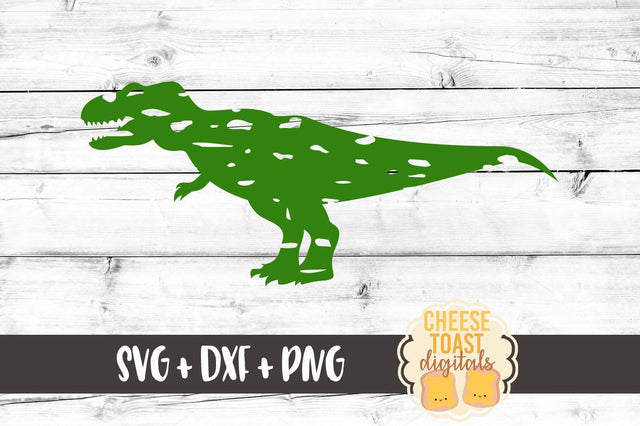 Grunge T-Rex Silhouette SVG Cheese Toast Digitals 