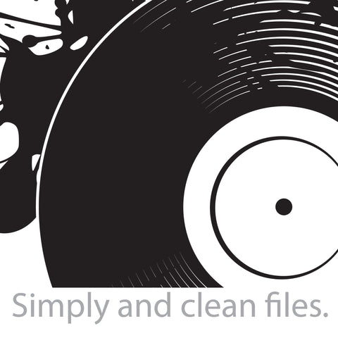 Grunge Vinyl Disc (record, ink spot, splatter, stain or splash). SVG TribaliumArtSF 