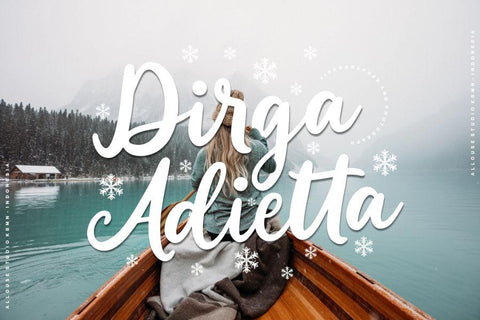 Guardian Snowing Font Allouse.Studio 