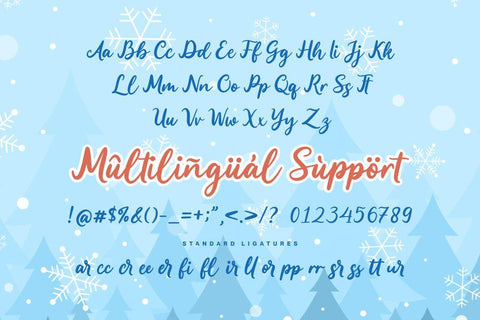 Guardian Snowing Font Allouse.Studio 