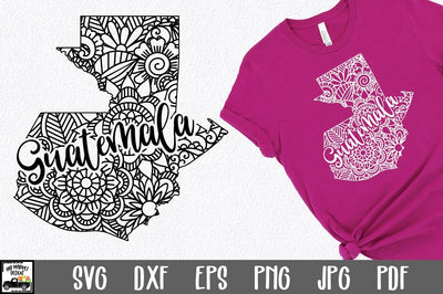 Guatemala SVG File - Guatemala Mandala Design SVG Old Market 