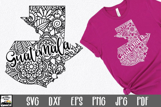 Guatemala SVG File - Guatemala Mandala Design SVG Old Market 