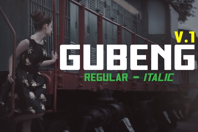 GUBENG V.1 Font zafrans studio 