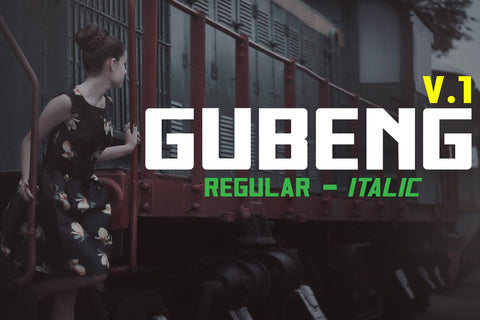 GUBENG V.1 Font zafrans studio 