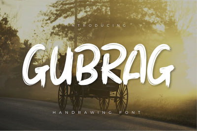 Gubrag Font twinletter 