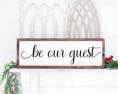 Guest Bedroom SVG cut file, Be our Guest, cricut cut file, Wedding SVG, Coffee Mug Cup Gift, Kitchen Farmhouse, DXF PNG SVG, Rustic Sign Decor, Farmhouse sign SVG, Home decor, Digital Art, Graphic Designs, Vector Art SVG Farmstone Studio Designs 