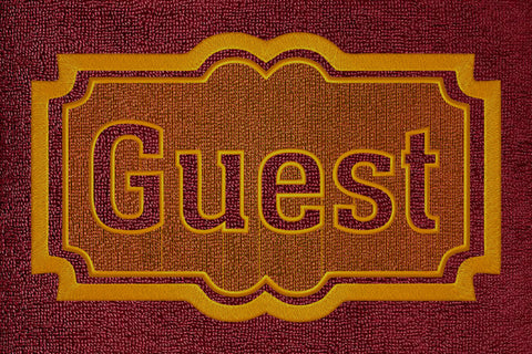 Guest embossed machine embroidery digital download Embroidery/Applique DESIGNS embroidery-workshop 