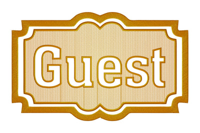 Guest embossed machine embroidery digital download Embroidery/Applique DESIGNS embroidery-workshop 