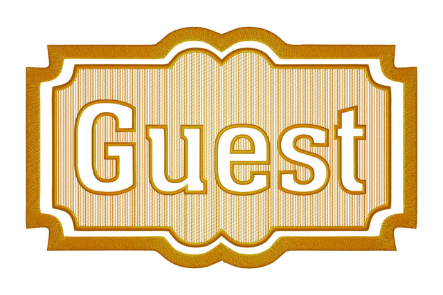 Guest embossed machine embroidery digital download Embroidery/Applique DESIGNS embroidery-workshop 