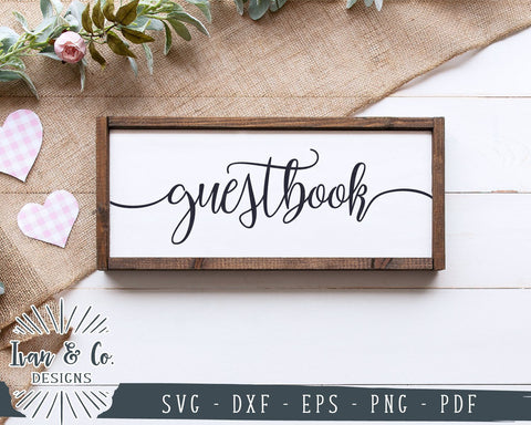 Guestbook SVG Files | Wedding Sign SVG | Wedding Guestbook SVG | Commercial Use | Cricut | Silhouette | Cut Files (1037545574) SVG Ivan & Co. Designs 