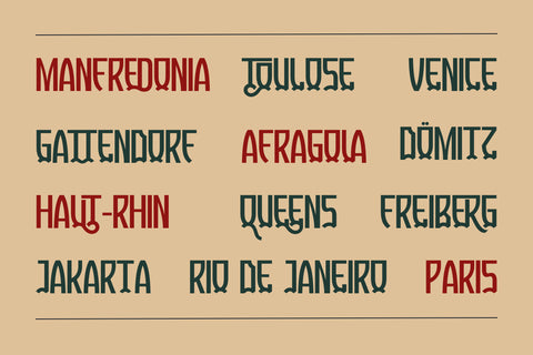 Gueton – Retro Condensed Font Font twinletter 