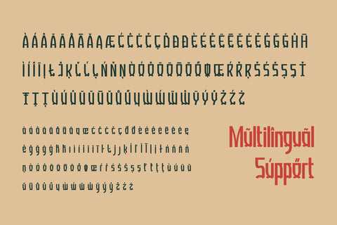 Gueton – Retro Condensed Font Font twinletter 