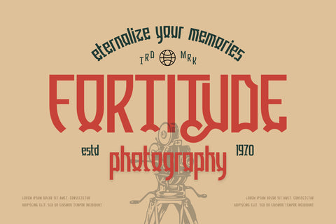 Gueton – Retro Condensed Font Font twinletter 