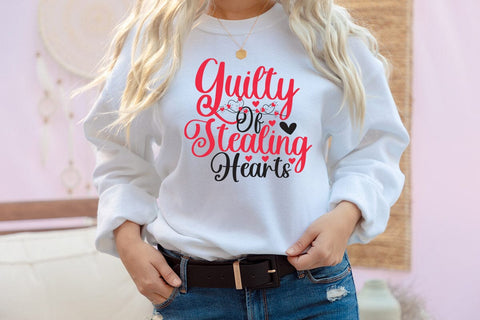 Guilty of Stealing Hearts SVG Cut File SVG BlackCatsMedia 