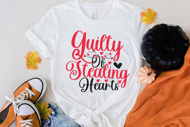 Guilty of Stealing Hearts SVG Cut File SVG BlackCatsMedia 
