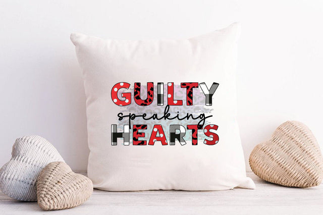 Guilty speaking hearts Sublimation SVGista 