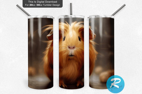 Guinea Pig 20 oz / 30 oz Tumbler PNG Sublimation Regulrcrative 