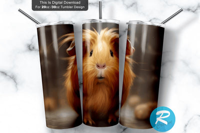 Guinea Pig 20 oz / 30 oz Tumbler PNG Sublimation Regulrcrative 