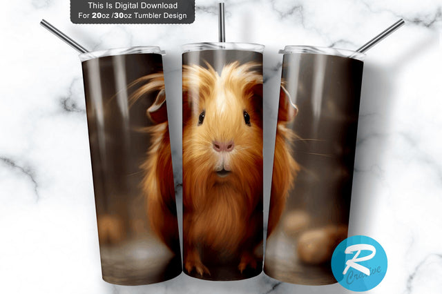 Guinea Pig 20 oz / 30 oz Tumbler PNG Sublimation Regulrcrative 