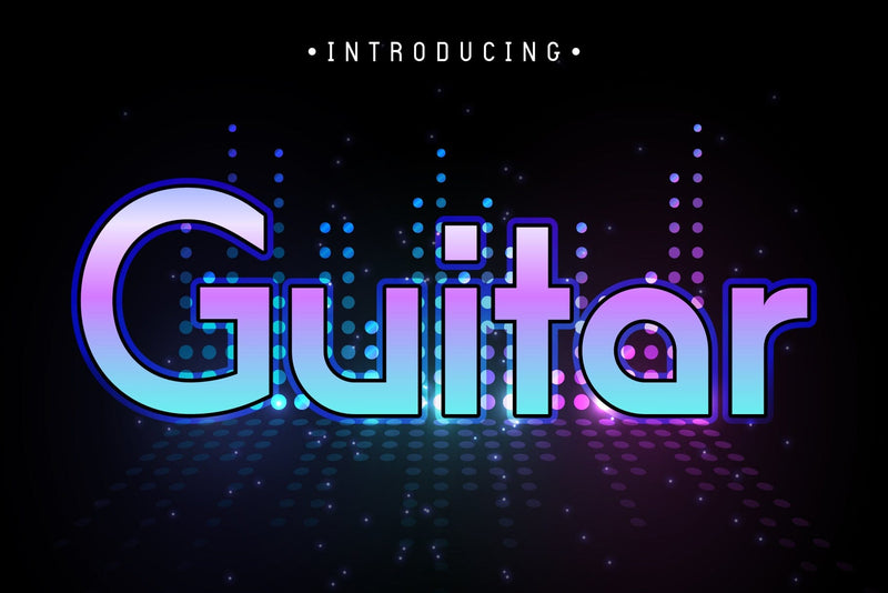 Guitar Fonts Font Fox7 By Rattana 