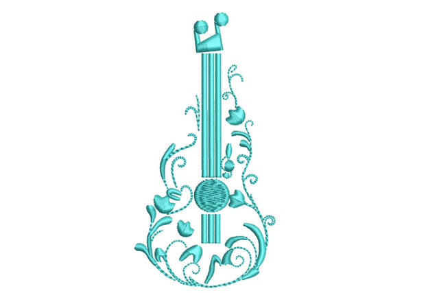 Guitar Machine Embroidery Design Embroidery/Applique DESIGNS Angie 