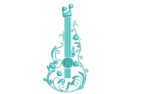Guitar Machine Embroidery Design Embroidery/Applique DESIGNS Angie 