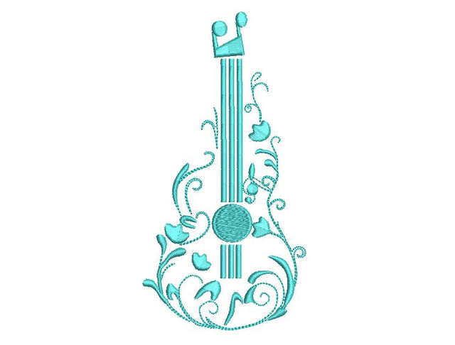 Guitar Machine Embroidery Design Embroidery/Applique DESIGNS Canada Embroidery 