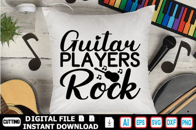 Guitar Players Rock SVG Craftlabsvg24 