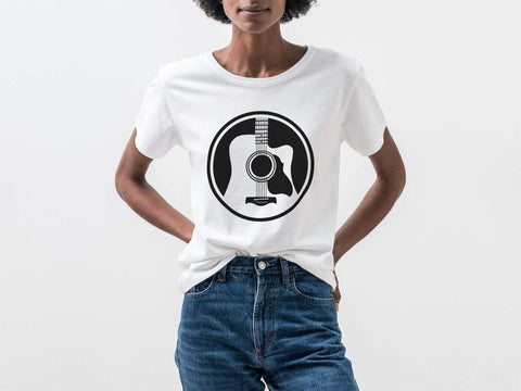 Guitar svg, acoustic guitar svg, music svg SVG CutLeafSvg 