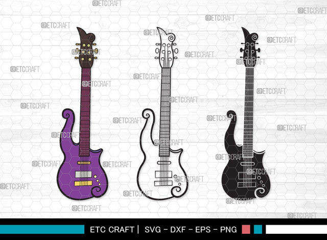 Guitar SVG | Electric Guitar Svg | Guitar Svg | Guitar Wall Svg | Musical Instrument | Guitar Clipart SVG ETC Craft 