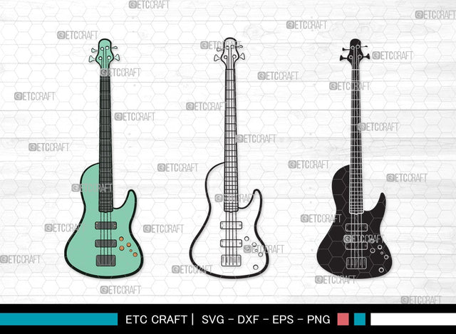 Guitar SVG | Electric Guitar Svg | Guitar Svg | Guitar Wall Svg | Musical Instrument | Guitar Clipart SVG ETC Craft 