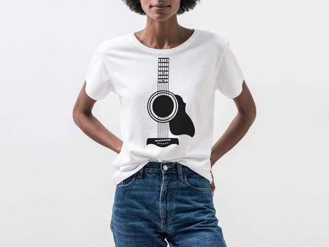 Guitar svg for tumblers, guitar svg, acoustic guitar svg, music svg, tumbler svg SVG CutLeafSvg 