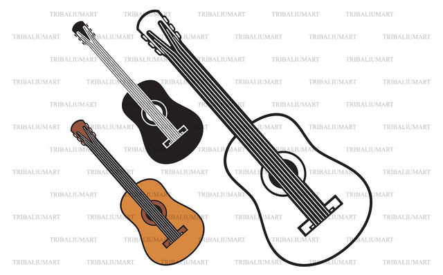 Guitar SVG TribaliumArtSF 