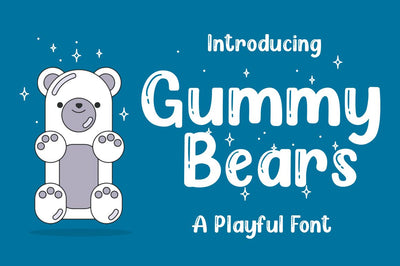 Gummy Bears Font Manjali_Studio 