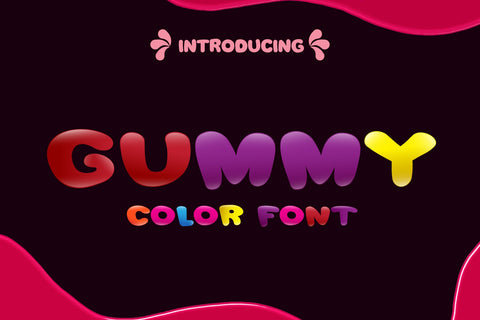 Gummy Color Font Font Fox7 By Rattana 