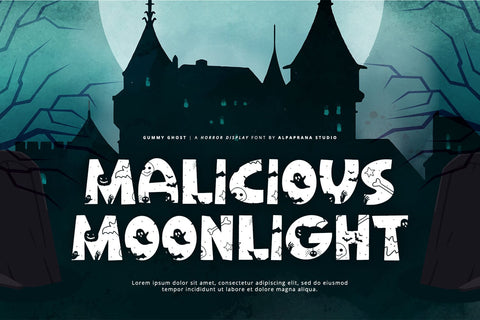 Gummy Ghost - Display Font Font Alpaprana Studio 