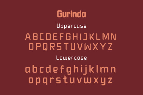 Gurinda Font twinletter 