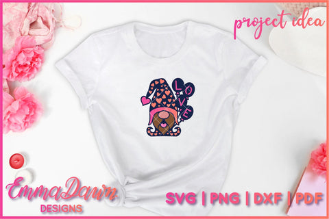 Gus the Gnome SVG | Love Gnome SVG SVG Emma Dawn Designs 