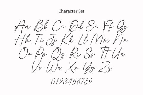 Gustatory Delight - a Signature Font Font nhfonts 