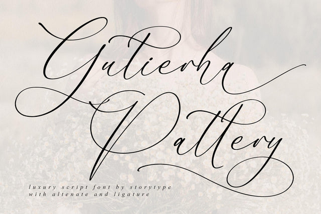 Gutierha Pattery Font Storytype Studio 