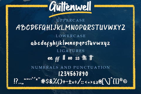 Guttenwell Font Madatype Studio 