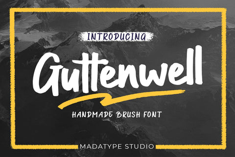 Guttenwell Font Madatype Studio 