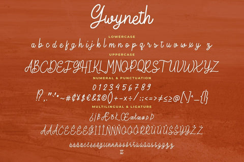 Gwyneth Monoline Script Font Creatype Studio 